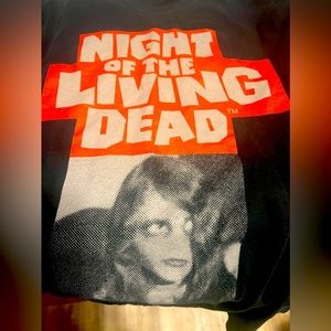 Night of the living dead horror tee sz medium